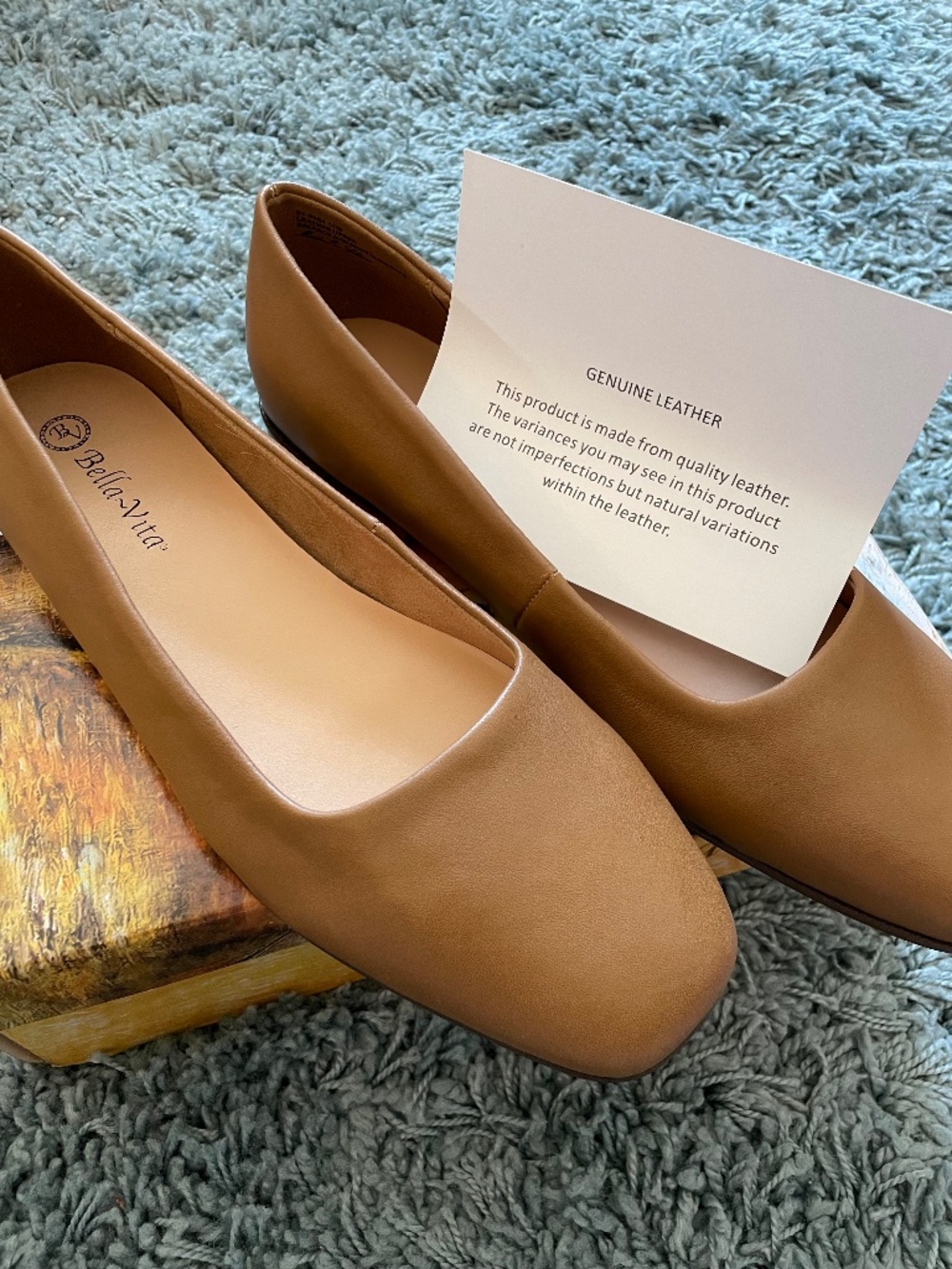 Bella Vita leather flats 11W brand new in box